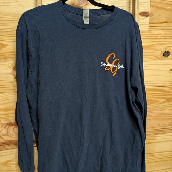 Gildan Black Autumn Dreaming Long Sleeve Tee - Picture 2 of 3